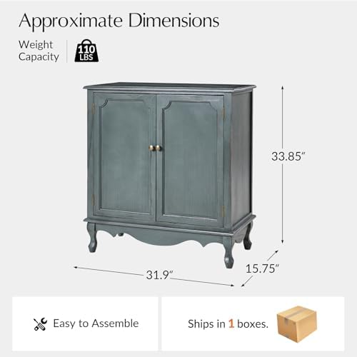 Antique Solid Wood Sideboard - Image 2