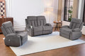 3 Piece Manual Recliner Sofa Set, Loveseat & 2 Chair by WINVO