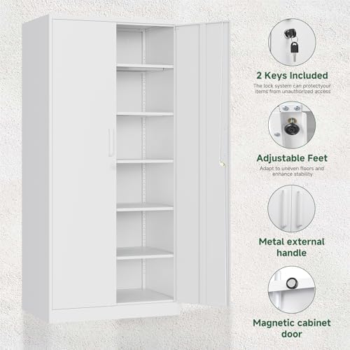 Letaya Metal Storage Cabinet - Image 5