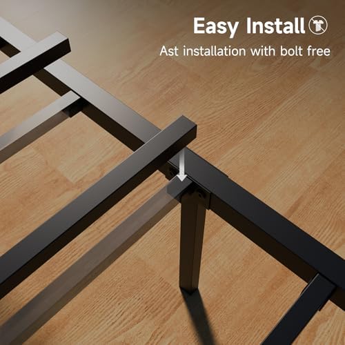Z-hom Easy Assembly Queen Bed Frame & Headboard Footboard, Underbed Storage - Image 6