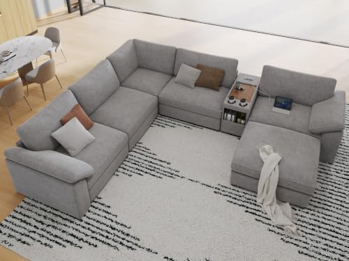 EASE MOOSE Cloud Modular Sofa, Oversized L Shape Sectional Sofa - Image 3