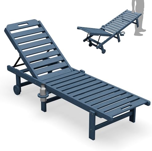 SERWALL HDPE Outdoor Chaise Lounge by SERWALL