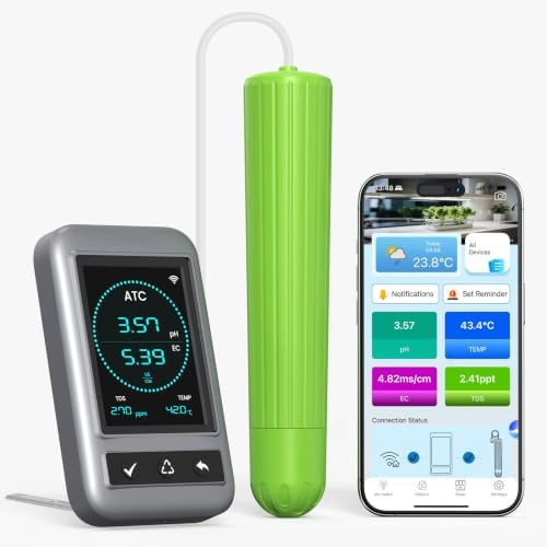 4-in-1 Smart Hydroponic Monitor, Digital pH Meter by LIFEGARDENINGECO-FRIENDLYTECHNOLOGY