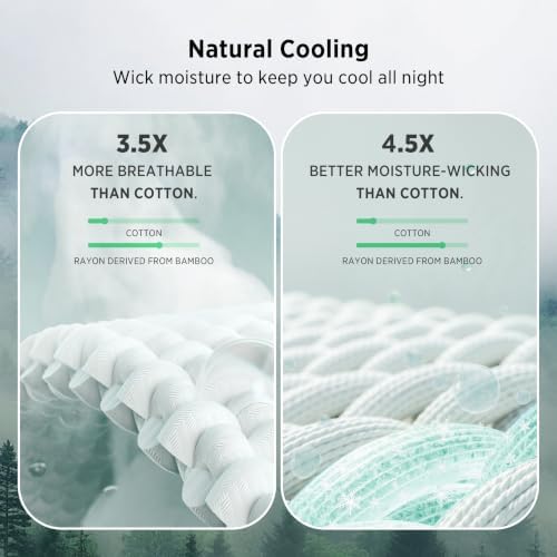 Bedsure Cooling Waffle Blanket for Hot Sleepers, Throw XL - Image 3