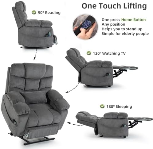 500lbs Heavy Duty Power Lift Recliner - Image 5