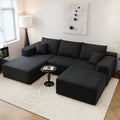 Settab 95" Boneless Couch Modular Sectional Sofa by Settab