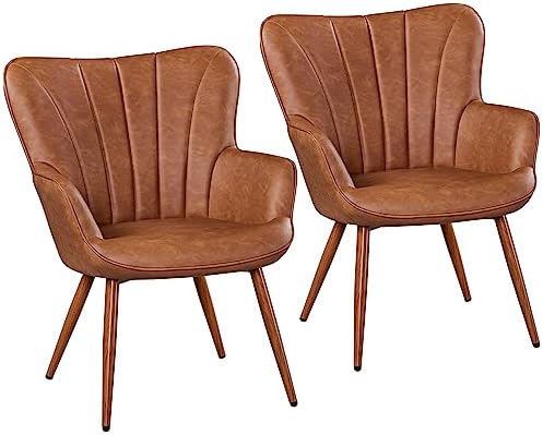 Yaheetech Accent Chairs Set of 2, Upholstered Armchairs by Yaheetech