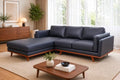 Mega Solutions Savoy Full All Around Front and Back Italian Leather Sofa 89" by Mega+Solutions