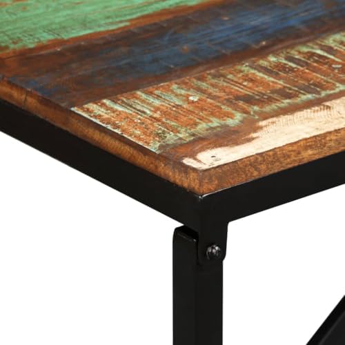 Solid Reclaimed Wood Bench 43.3x13.8x17.7 Inches - Image 6