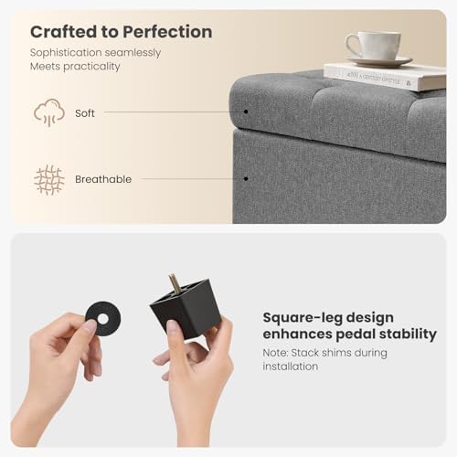 Living&Giving Storage Ottoman Bench - Image 6