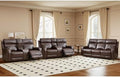 HAOMARKETS 3-Piece Top Grain Leather Electric Reclining Sofa Set by HAOMARKETS