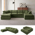 138" Boneless Cloud Couch Sectional by YEFLIXVRAU-HomeComfort
