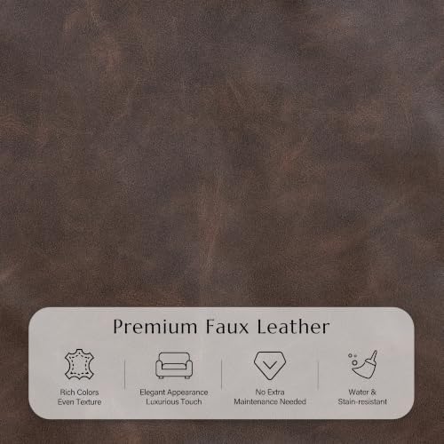 Traditional Faux Leather Chair - Image 7