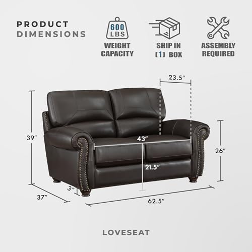 Lexicon Leather Match Couch for Living Room - Image 3