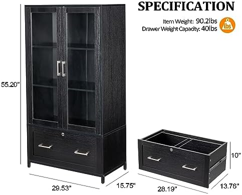 VINGLI Lateral File Cabinet - Image 3