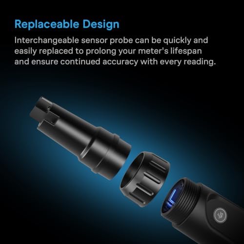 AC Infinity Hydroponic Meter PRO Kit, High Precision IP67 Digital pH Pen - Image 5