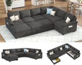 AMERLIFE 104" Sofa Bed, Sectional Sleeper Sofa by AMERLIFE