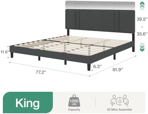 Novilla King Size Bed Frame - Image 2