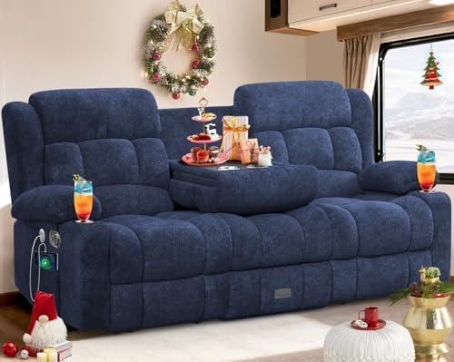 RV Loveseat Recliner Sofa, 3 Seater Reclining Sofa by MOSGAT