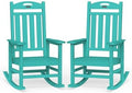 Outdoor Rocking Chairs Set of 2, Oversized Rocking Chair, All Weather by Suunyn