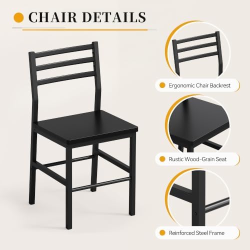 Shahoo 3-Piece Dining Table Set - Image 5