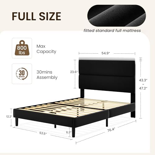 GRUSIGN Full Size Platform Bed Frame - Image 2