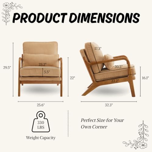 Karl home Mid-Century Modern Accent Reading Chair - Image 2