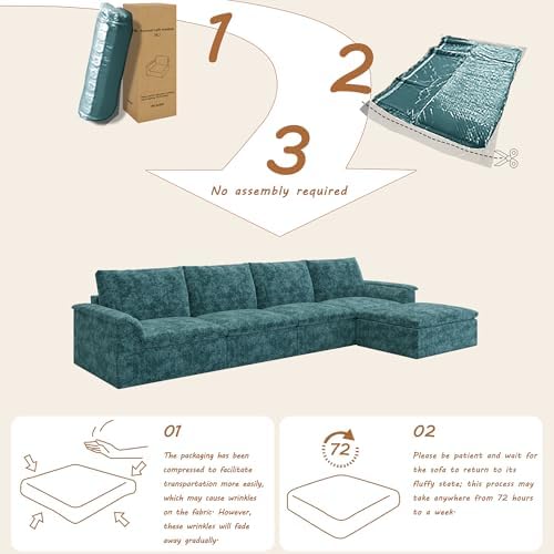EASE MOOSE Boneless Couches for Living Room - Image 3