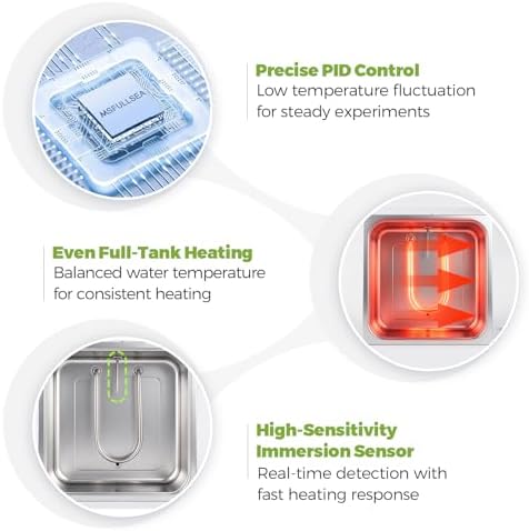 Lab Water Bath Digital Thermostatic Heater - Image 2