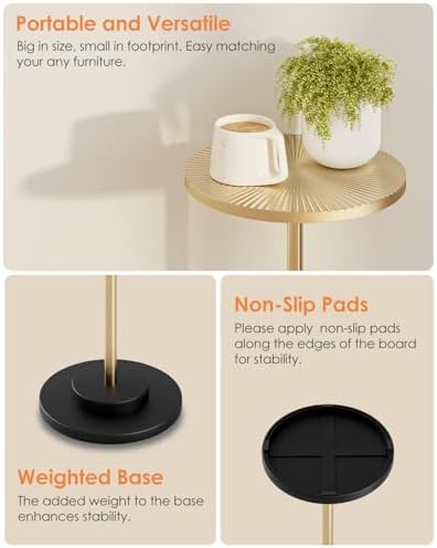 Round Side Table, Small Drink Table - Image 5
