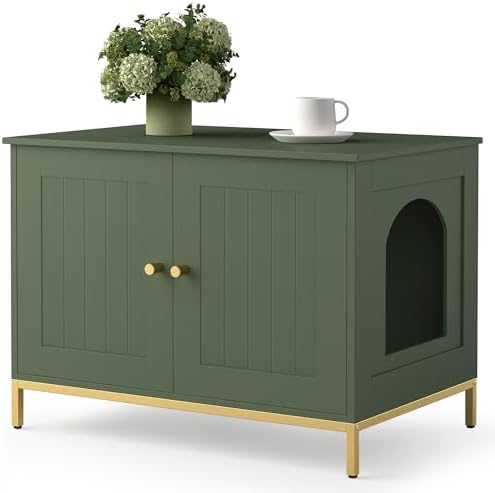 Homhedy 28.3" L Cat Litter Box Enclosure by Homhedy