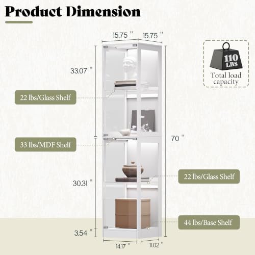 AMERLIFE 16-Inch RGB Display Cabinet - Image 2