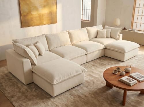 WEUP 170" Oversized Modular Sectional Sofa, Boneless Couch - Image 2