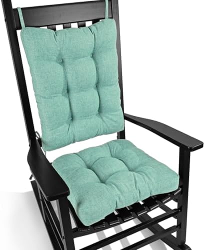 BUYUE Chair Cushion Set for Rocking Chair, Back Pillow & Seat Cushion by BUYUE