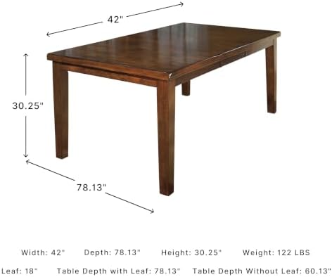 Signature Design by Ashley Ralene Wood Extendable Dining Table - Image 3