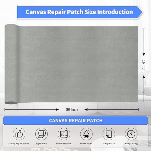 KING MOUNTAIN Couch Fabric Repair Patch, Fabric Patches - Image 2