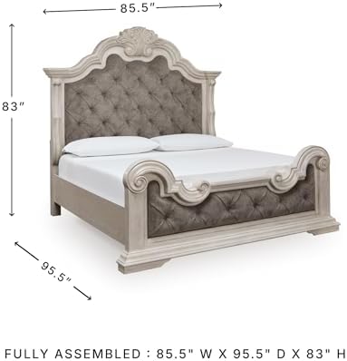 Signature Design by Ashley California King Upholstered Panel Bed - Image 3