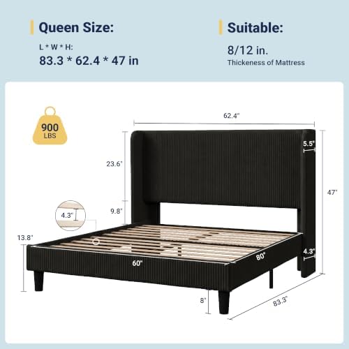 Allewie Queen Size Platform Bed - Image 2