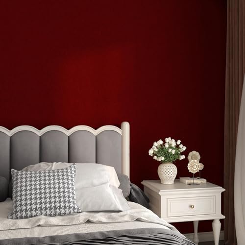 Maroon Wallpaper Self Adhesive Felt Drawer Liner 24"x237" Dark Red Flocking - Image 5