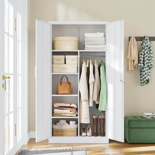 Letaya Metal Locker, Steel Wardrobe Storage Cabinets - Image 2