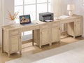 SICOTAS Rattan Vanity Table Wooden Vanity Desk by SICOTAS