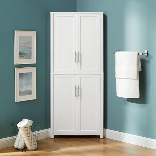 Crosley Furniture Savannah Corner Pantry Storage Cabinet - Image 2