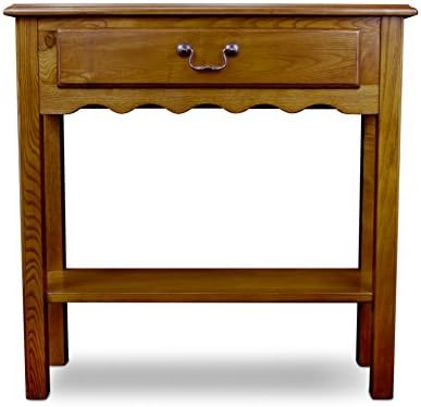 Leick Home Wave Console Table, Medium Oak - Image 4