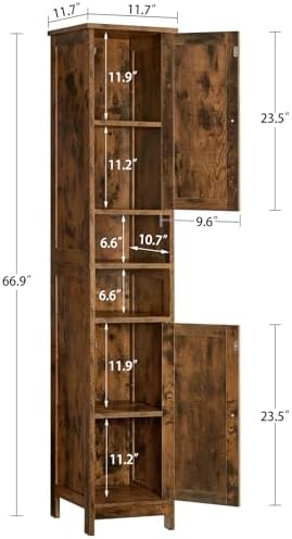TEENFON 67" Tall Bathroom Cabinet - Image 3