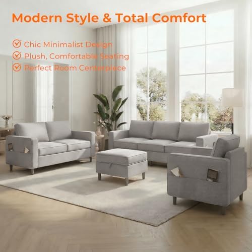 ijuicy 3PCS Sectional Sofa Set - Image 4