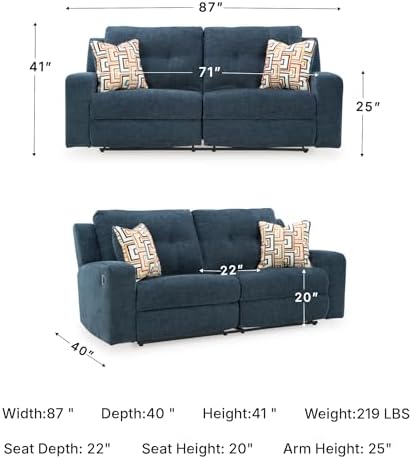 Signature Design by Ashley Danum Reclining Sofa - Image 3