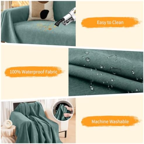 Deep Dream Cat-Scratch Resistant Armchair Couch Cover, Waterproof Sofa Cover - Image 4