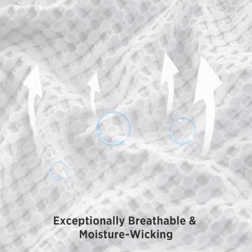 Bedsure Cooling Waffle Blanket for Hot Sleepers, Oversized King - Image 6