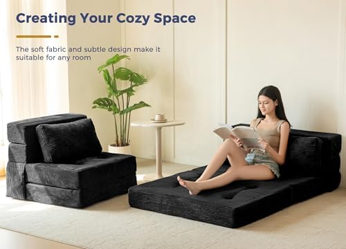 MAXYOYO Convertible Sofa Bed, Fold Out Sofa Couch - Image 3