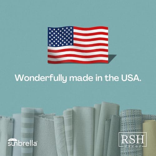 RSH DECOR: Sunbrella Foam Chair Cushions Set of 2 | 20" x 18" x 2" | - Image 6